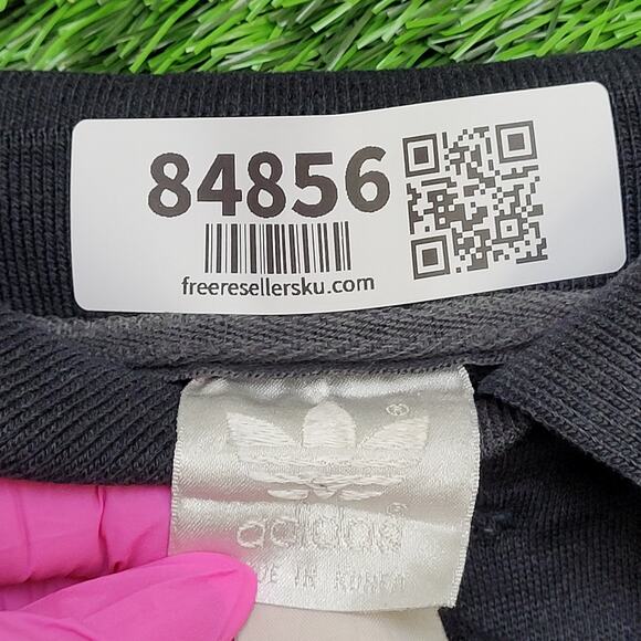 Vintage 90s Adidas Collared Sweaatshirt 2XL/3XL 27x27 Boxy - Picture 6 of 13